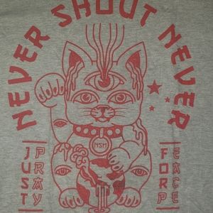 Never shout never tshirt never worn never😁